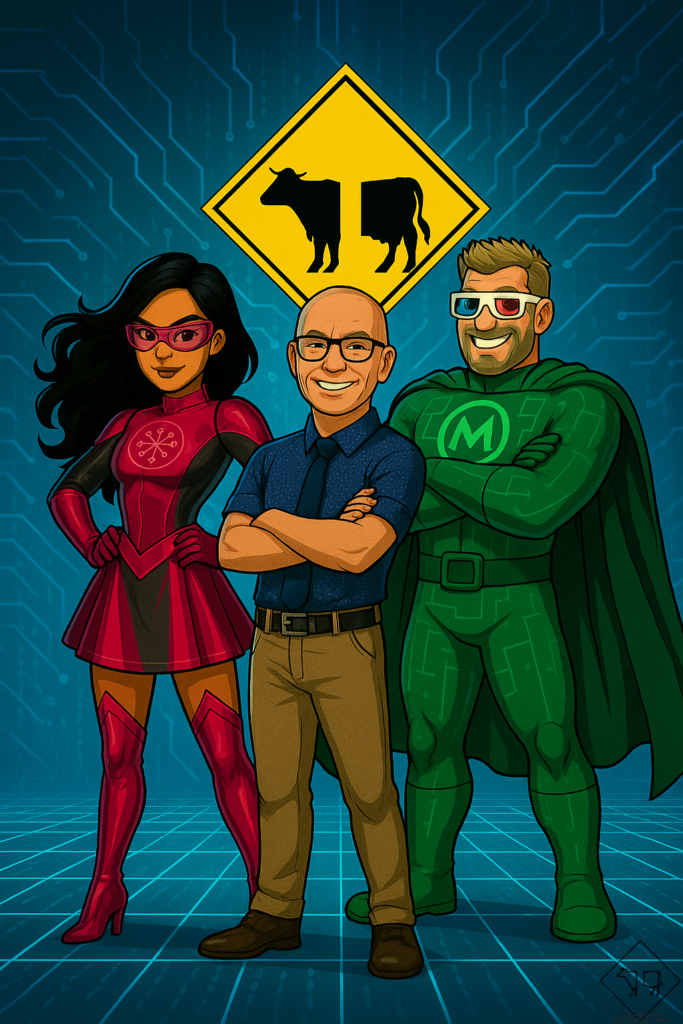 Das Immersive Duo trifft Invisible Cow.